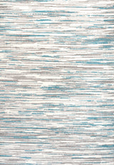 Speer Abstract Linear Stripe Gray/Blue 3'x5' Area Rug