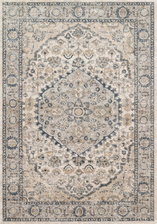 Teagan TEA-01 Area Rug, Natural/Gray, 3'4"x5'7"