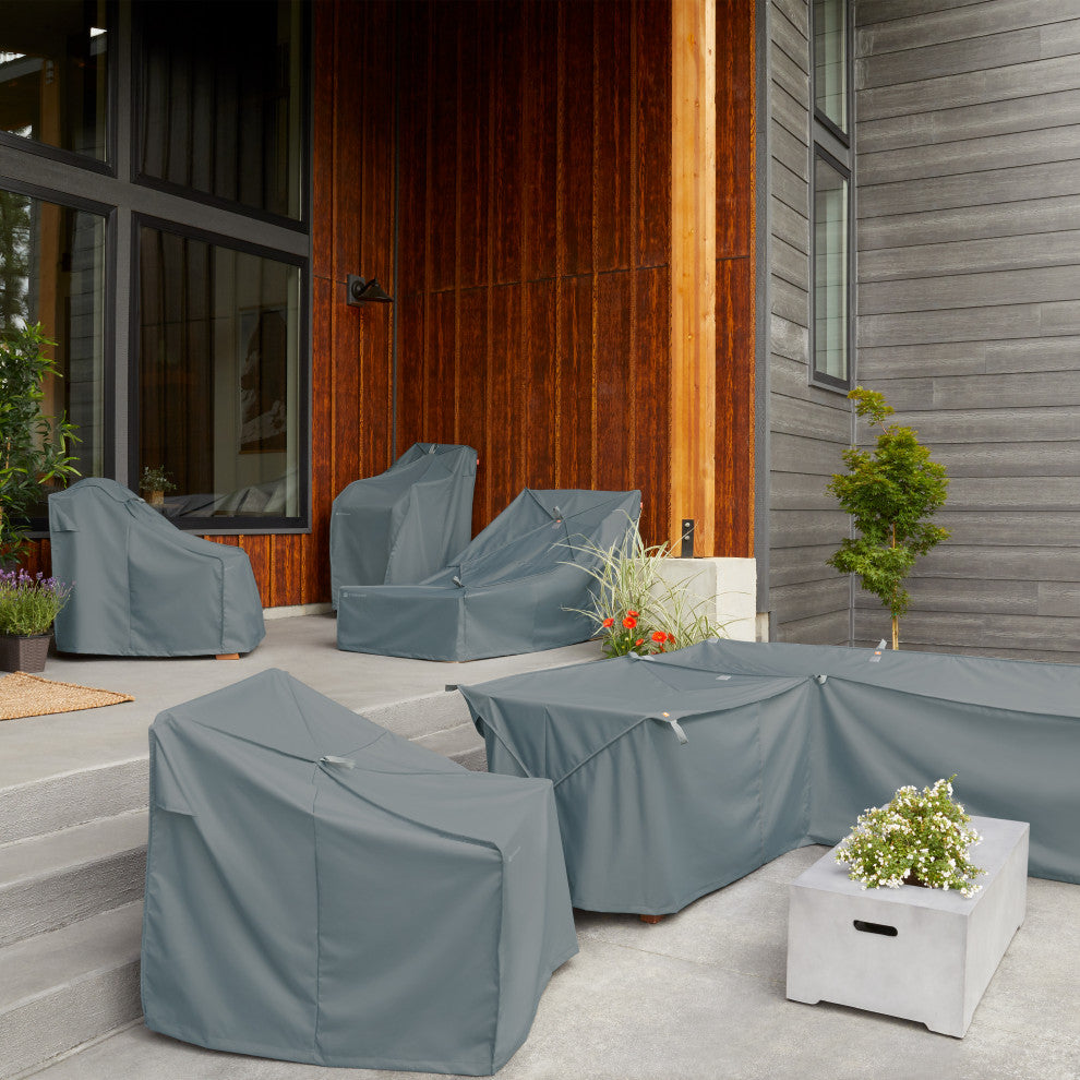 Storigami Easy Fold Right, Facing Sectional Cover, Monument Gray
