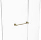 Waverly Place 18" Shower Door Towel Bar, Unlacquered Brass