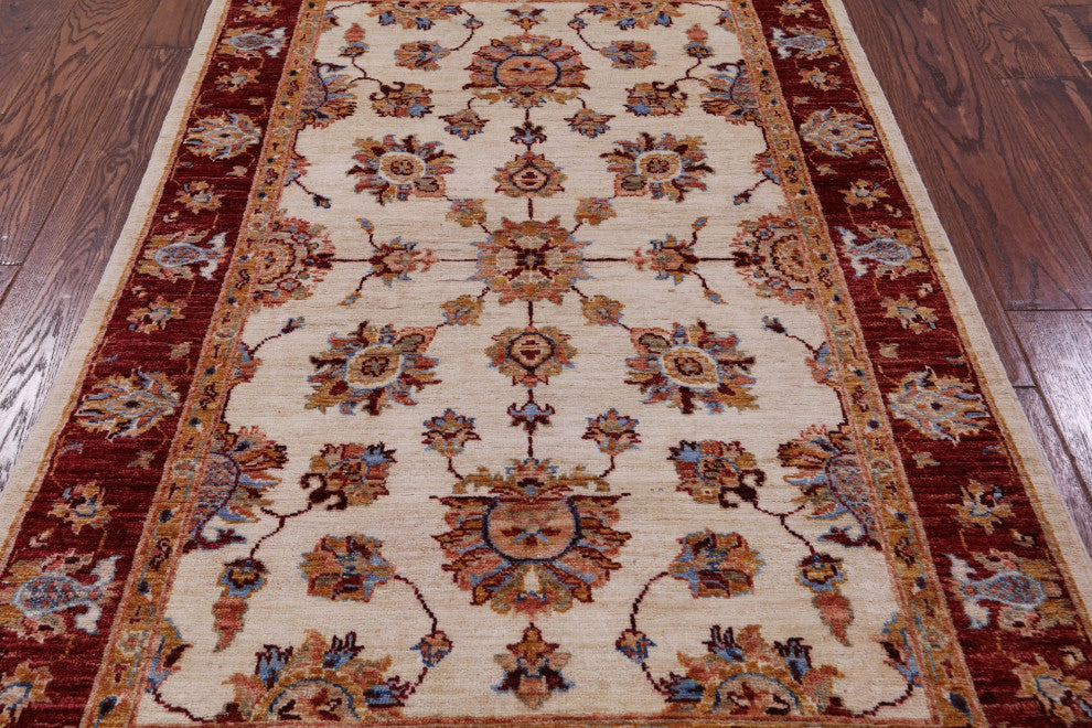 Hand Knotted Persian Tabriz Wool Rug 3' 4" X 5' 2" - Q12788