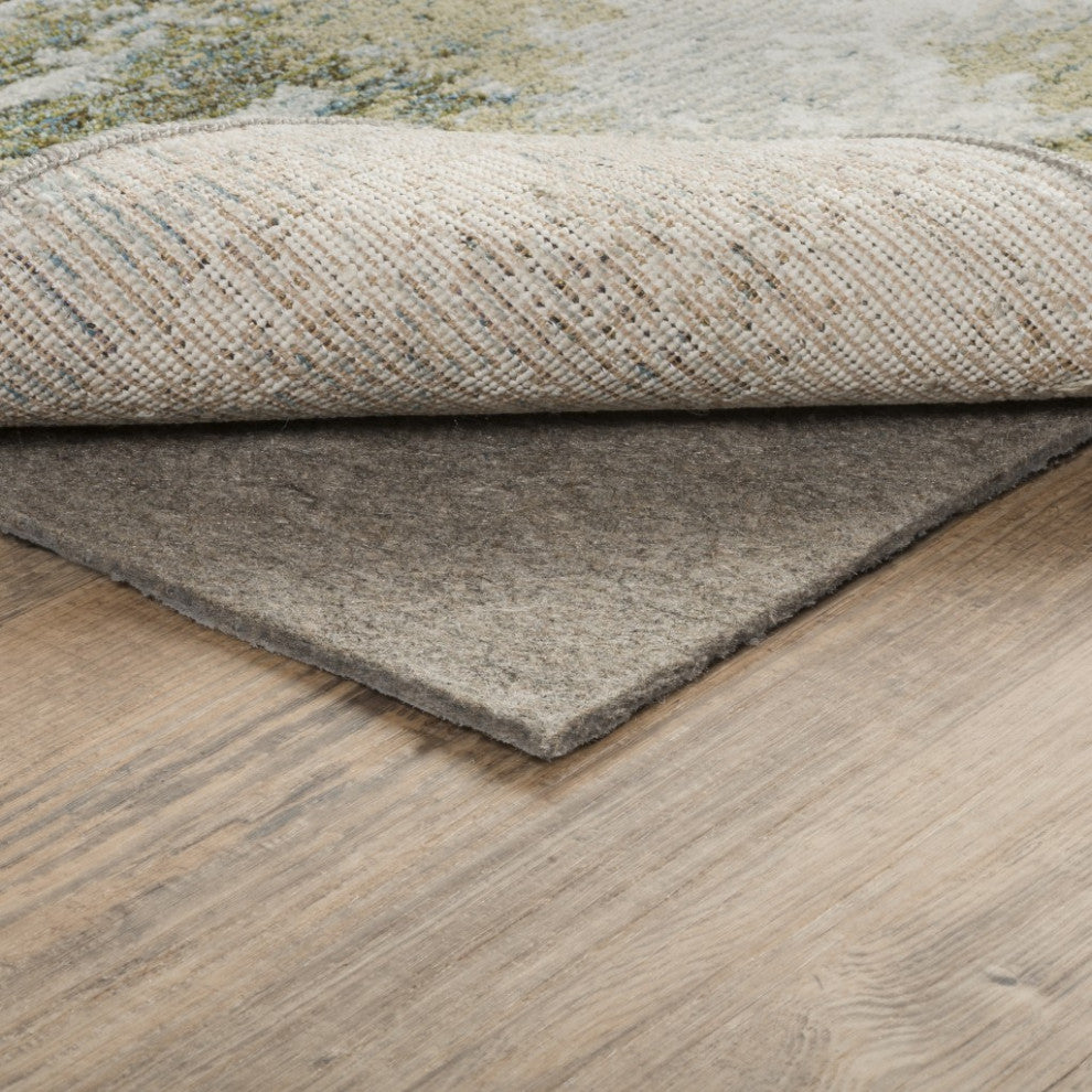 10'' x 14'' Grey Non Slip Rug Pad