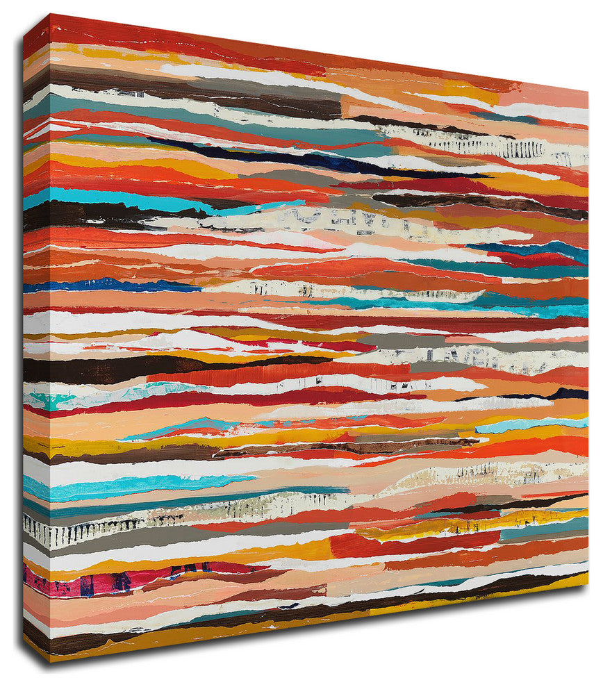 Coastal Sunset by Adam Collier Noel, Print on Canvas, 30"x30"