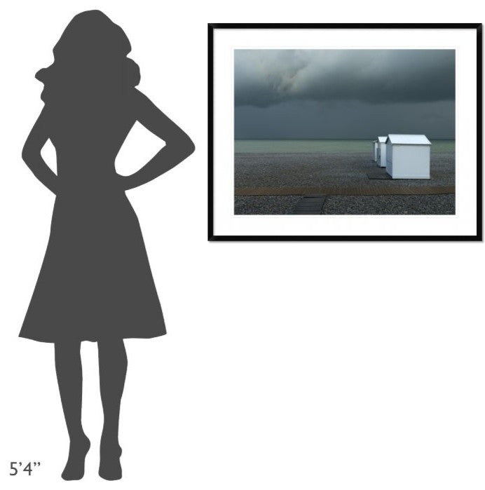 "Beachhouses" Framed Digital Print by Elisabeth Wehrmann, 40x32"