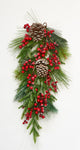 28" Berries Cone Needle Teardrop