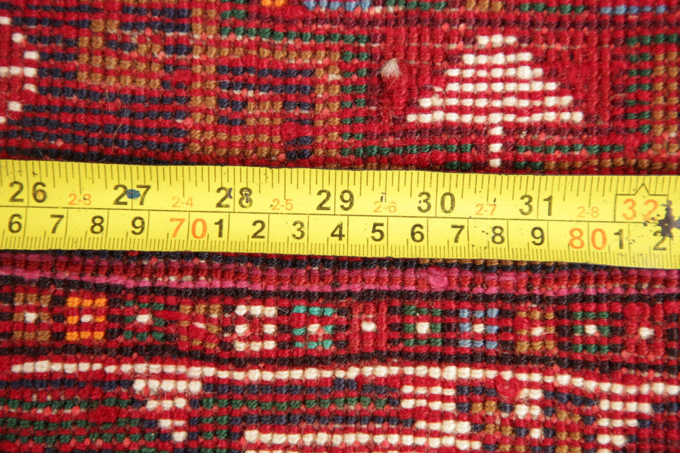 Abadeh Oriental Traditional Hand-Knotted Persian Area Rug, Blue, 9'4"x5'10