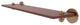 Tango 22" Solid Wood Shelf, Brushed Bronze