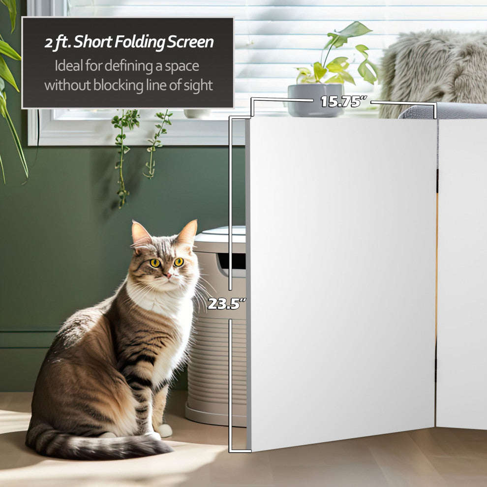 2' Tall Do It Yourself Canvas Room, 4 Panel