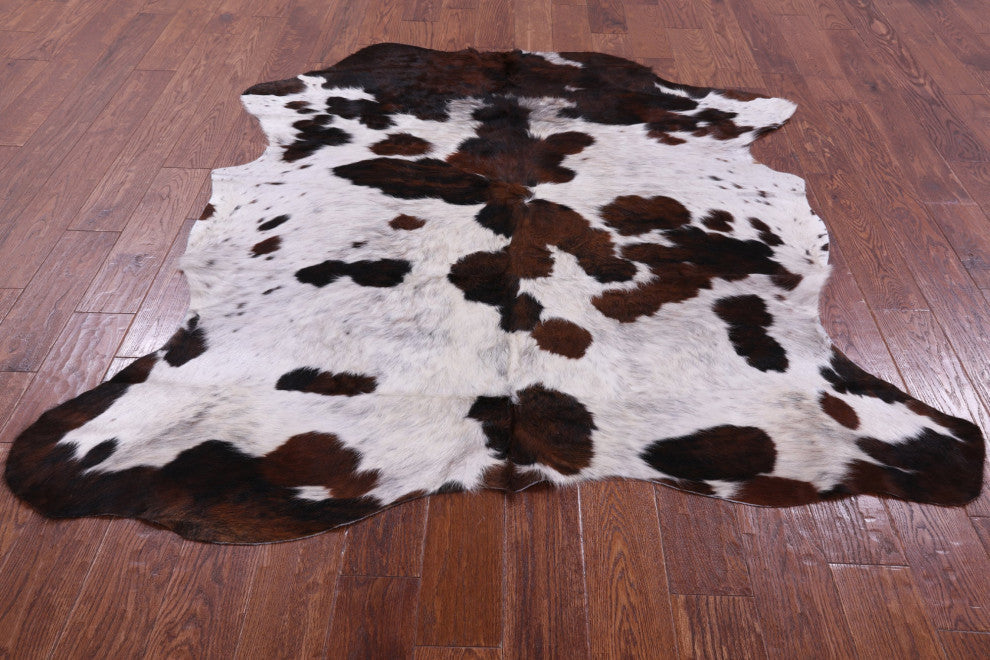 Natural Cowhide Rug 6' 0" X 5' 7" C1972