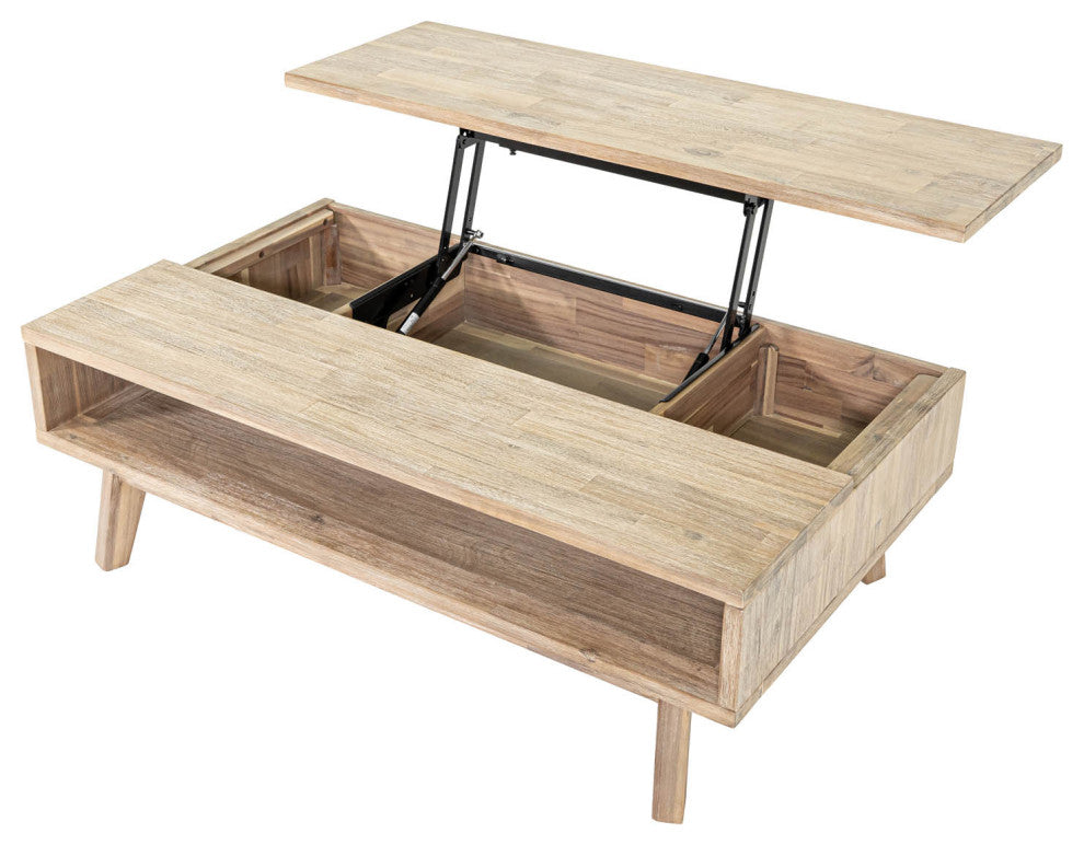 Gia 47" Wide Coffee Table With Lift Top