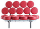 Modern Contemporary Living Room Sofa Red