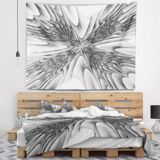 Fractal 3D Magical Depth Contemporary Wall Tapestry, 60"x50"