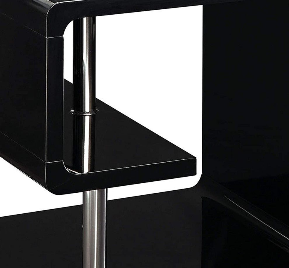 Benzara BM123100 Ninove Contemporary Style End Table, Black