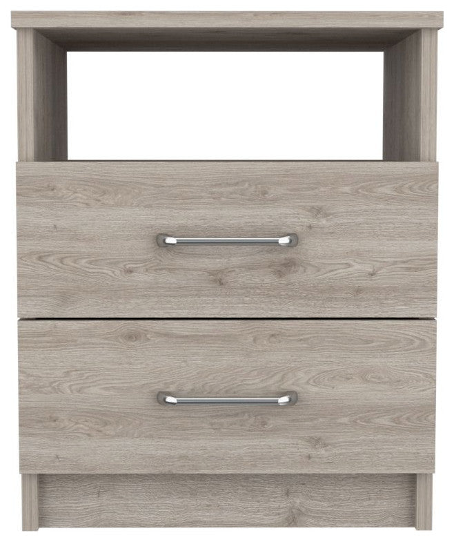 Oklahoma Night Stand, Light Gray