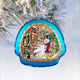 Christmas Lane Snowflake Glass Ornament