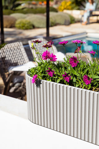Veradek Demi Series Window Box 36" Planter, White, 36 Inch, 2 Pack