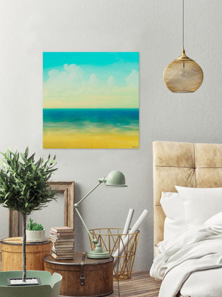 "In the Horizon" Print on Canvas, 40"x40"