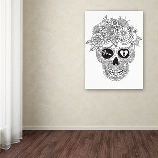Hello Angel 'Lost Love Sugar Skull' Canvas Art, 32x24