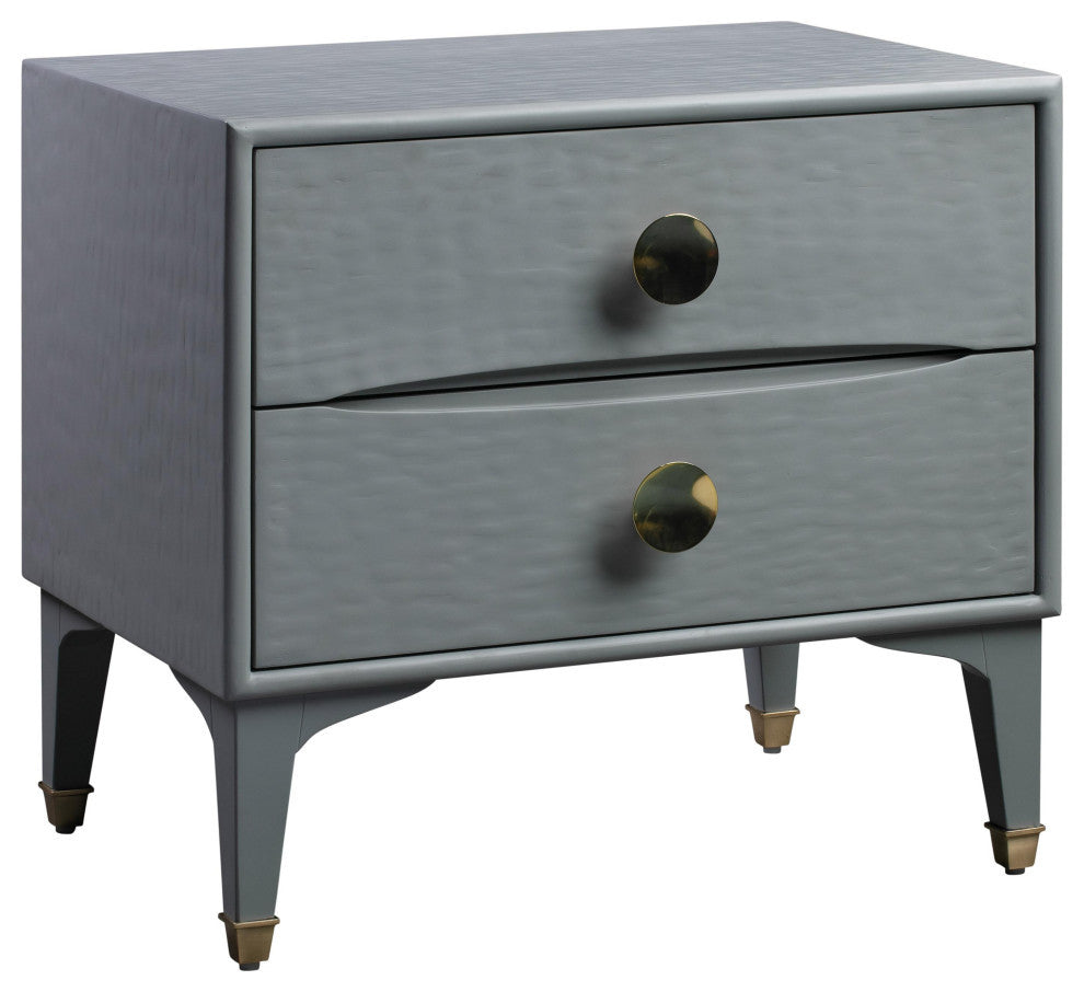 Divine Grey Nightstand - Grey