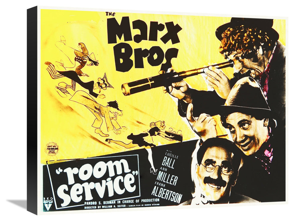 "Marx Brothers - Room Service 01" Canvas Giclee, 22"x18"