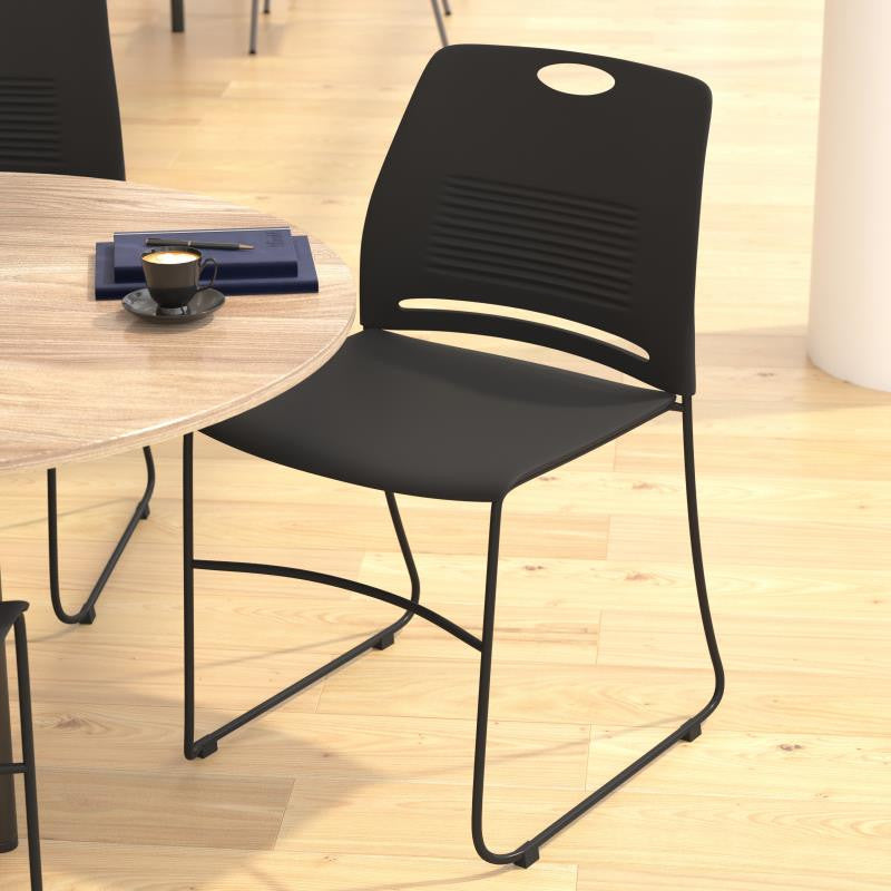 Hercules Series Commercial Grade 660 lb. Capacity Stack Chair w/ Carrying Handle