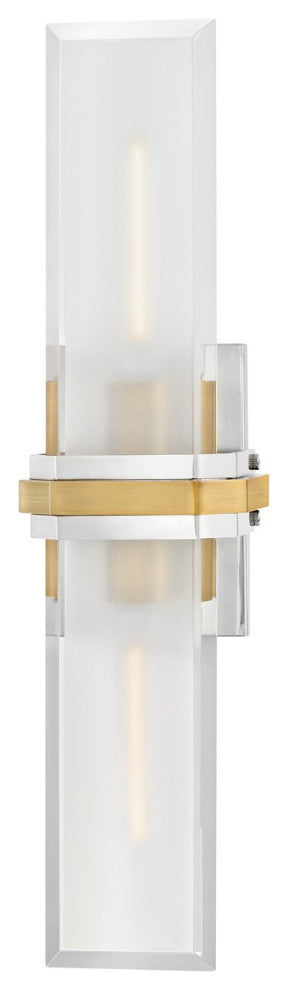 Kipton LED Wall Sconce, Polished Nickel