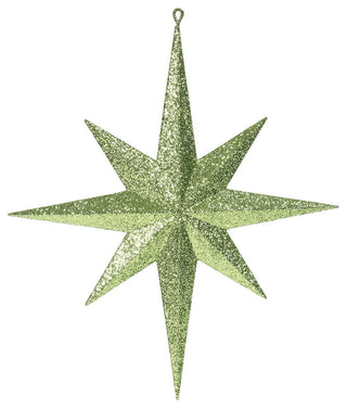Vickerman 15.75" Lime Glitter Bethlehem Star