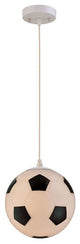 Lite Source Pendant Lamp- Soccer Glass Shade