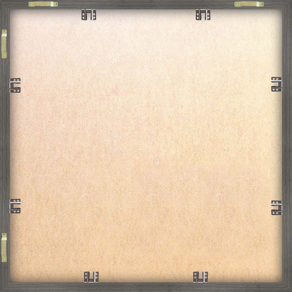 "Clear Bottles" Framed Painting Print, 12"x12"