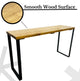 Barn Walls Bedroom Console Table Accent Table, Handcrafted, Golden Brown, 58" Length