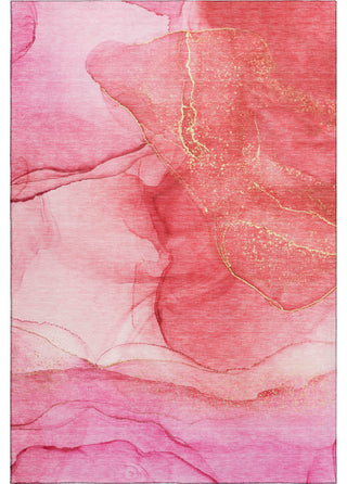 Premium Machine Washable Mayfield AMF507 Pink 3' x 5' Rug