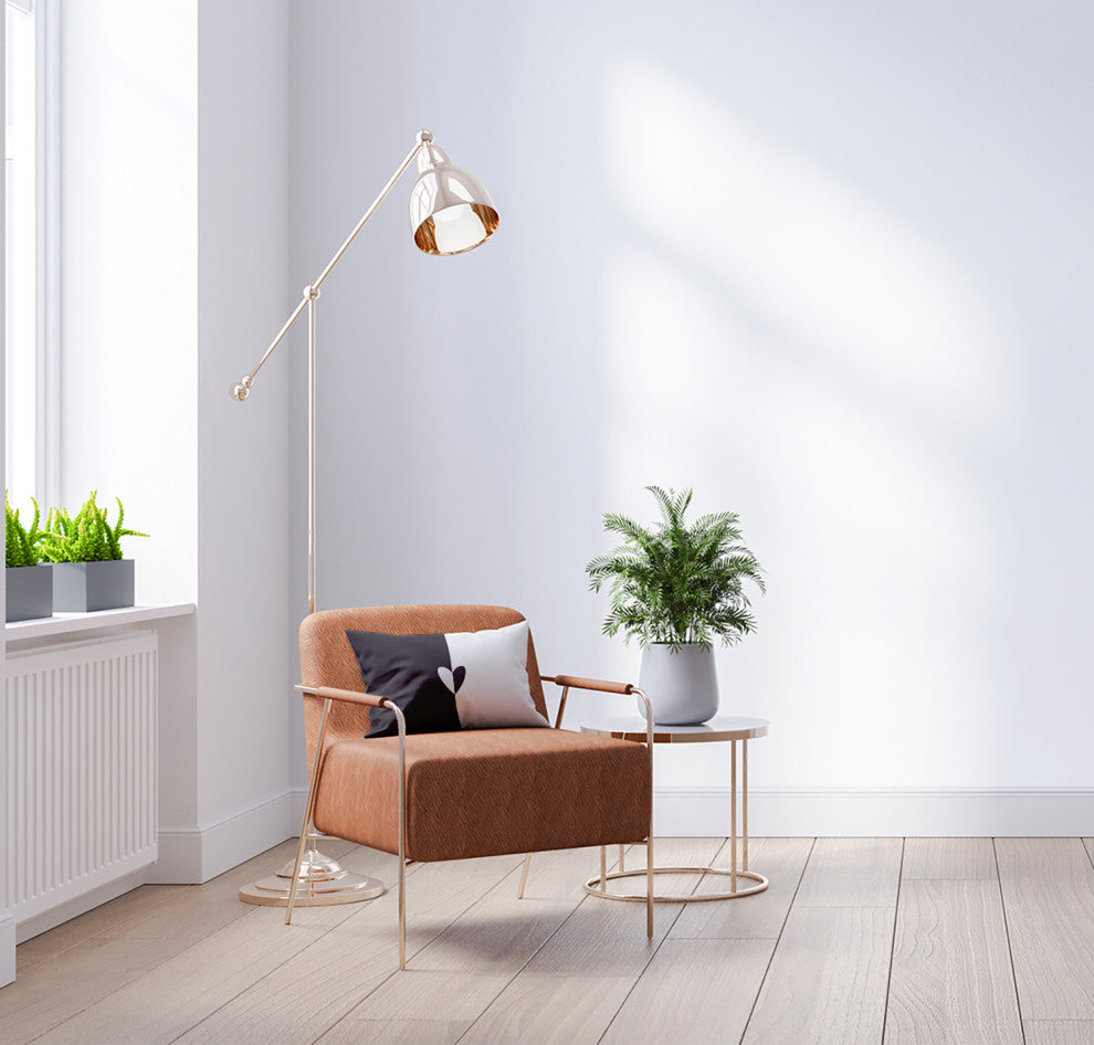 Modern Heart Decorative Throw Pillow, Dark Gray, 14"x20"