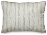 White Petal Lines 14x20 Indoor/Outdoor Pillow