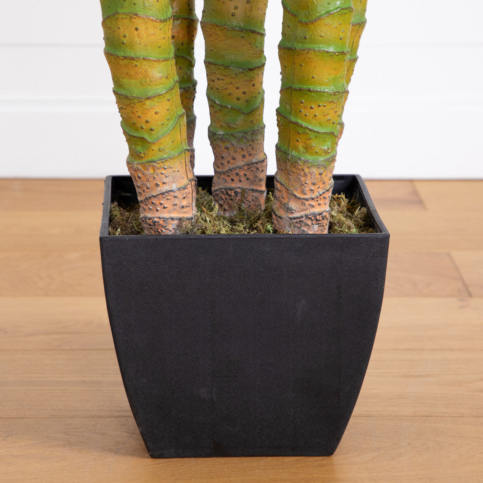 9.5ft. Giant Five Stalk Artificial Areca Palm Tree