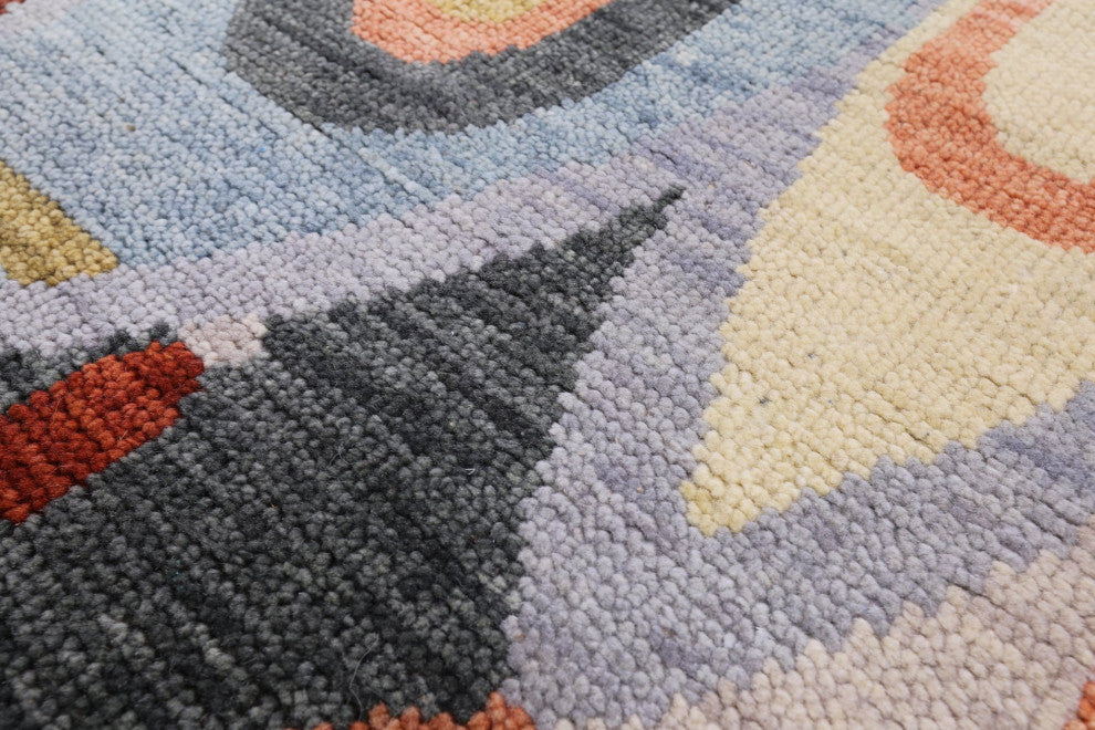 Persian Gabbeh Tribal Handmade Wool Rug 9' 1" X 12' 0" Q8511