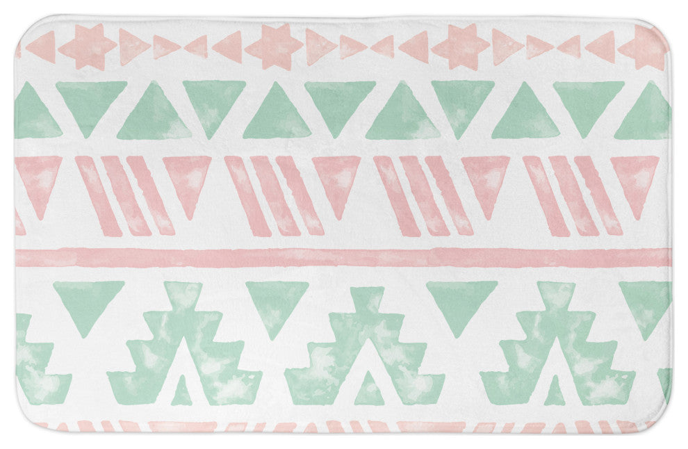 Aztec Pattern 34x21 Bath Mat