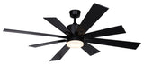 Crawford 60" Ceiling Fan in Black