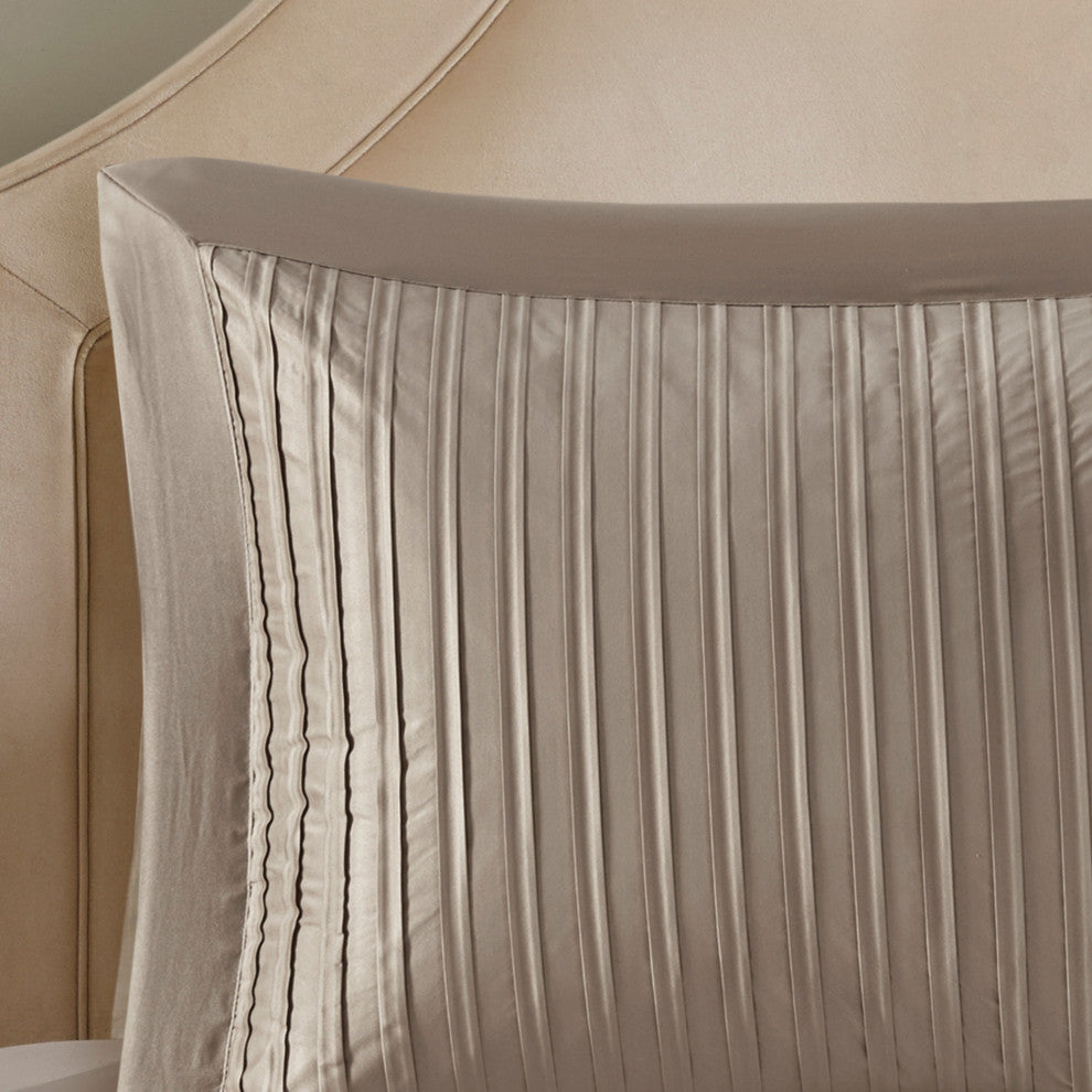 Madison Park Charmeuse 7-Piece Comforter Set, California King