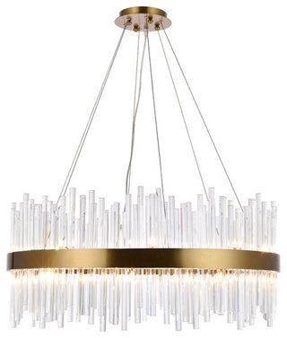 Contemporary Gold 18-Light Chandelier