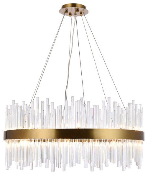 Contemporary Gold 18-Light Chandelier