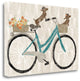 "Doxie Ride V.I" By Sue Schlabach, Giclee Print on Gallery Wrap Canvas