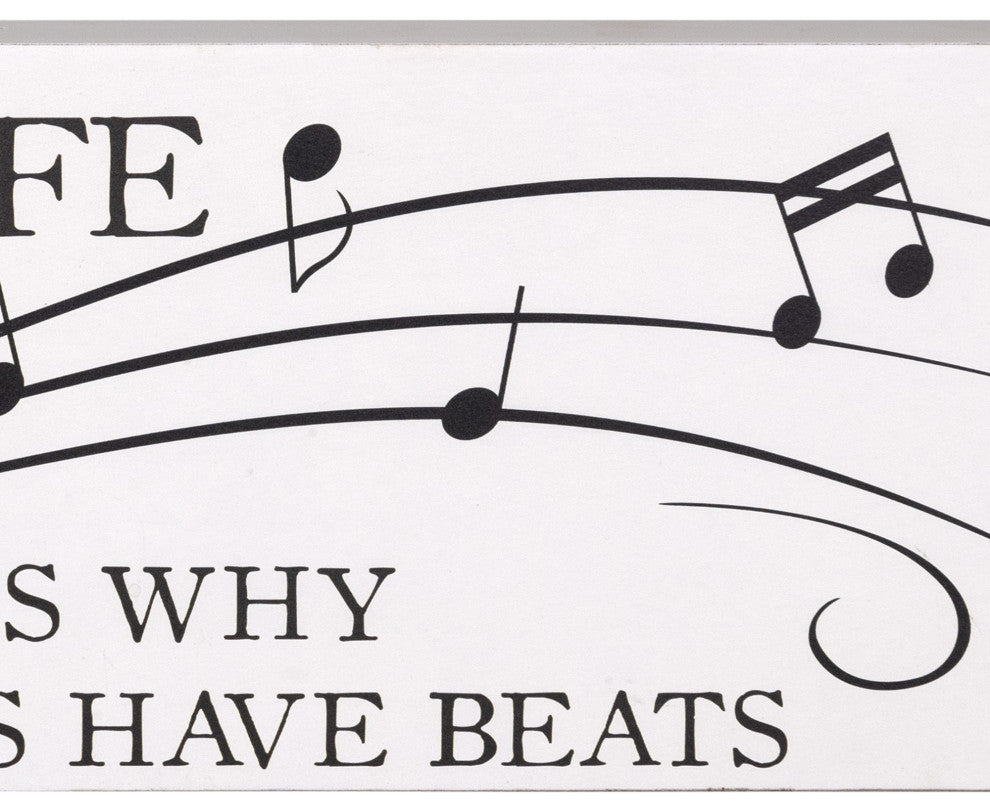 Minimalist Music Is Life Wall Art
