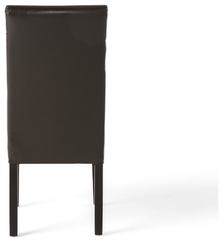 Taylor Contemporary T-Stitch Upholstered Dining Chairs, Set of 2