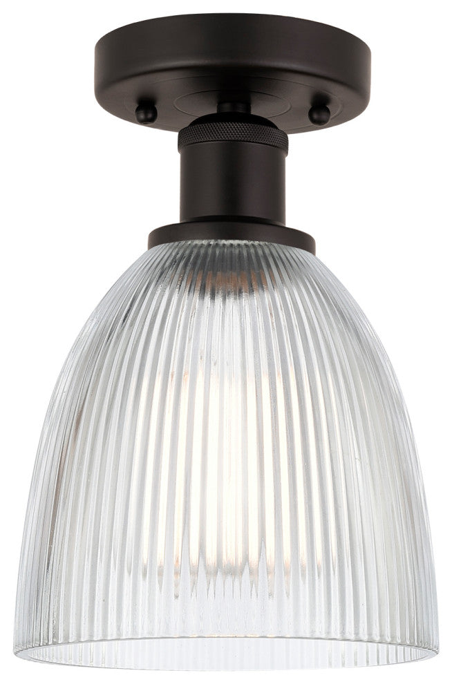Innovations 616-1F-OB-G382 Castile 1 Light Semi-Flush Mount, Oil Rubbed Bronze