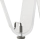 Modern Contemporary Living Room Magazine Holder Clear