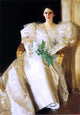 Anders Zorn Portrait of Mrs. Eben Richards, Gallery Wrapped Canvas, 18"x27"