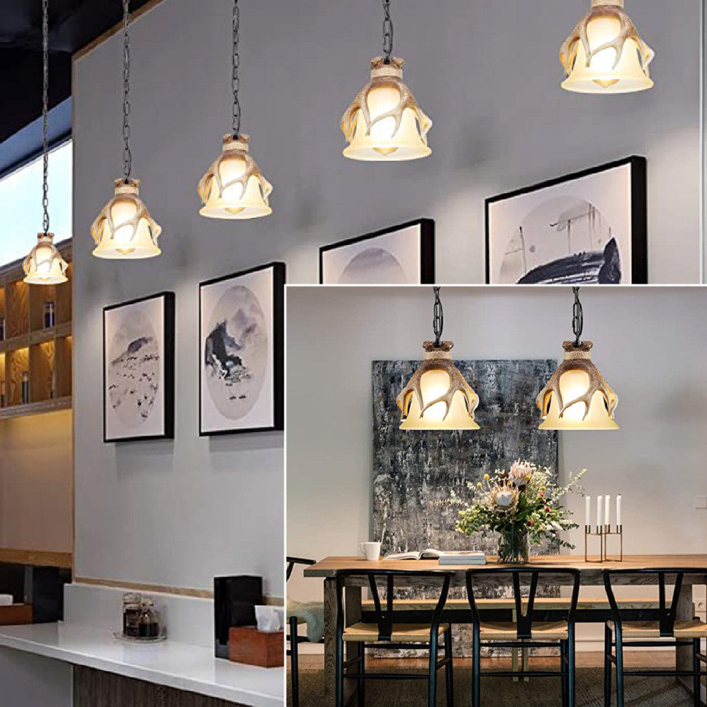 Gold brass light Seeded Glass with lights Modern 1 Light hanging kitchen light