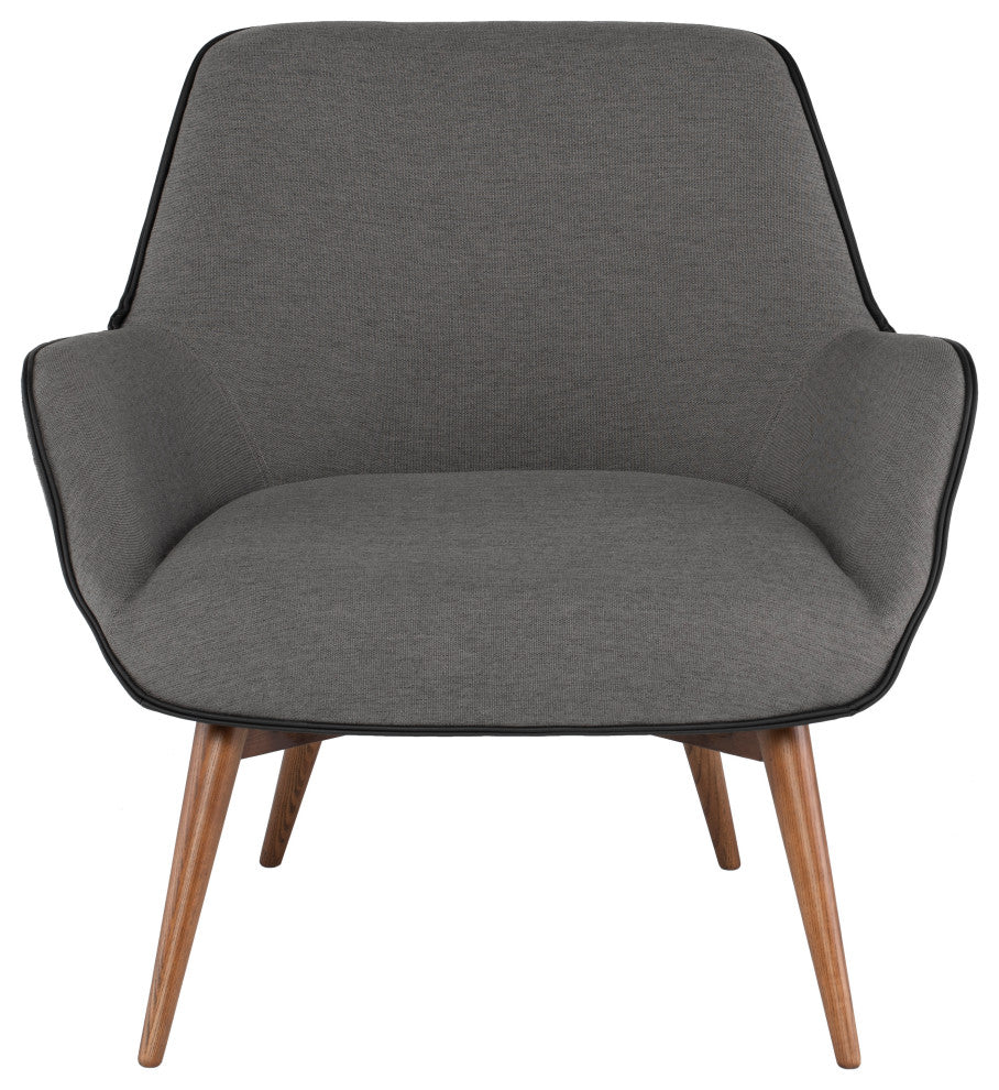Gretchen Slate Grey Fabric Occasional Chair