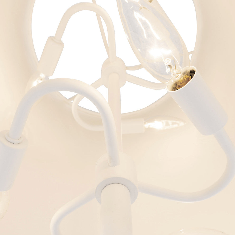 Varaluz 504L06 Giustino 6 Light 70" Tall Buffet Floor Lamp - Matte Black