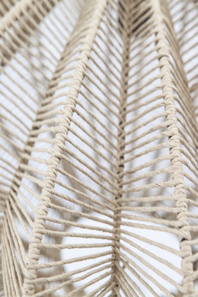 Natural Open Weave Rope Pendant | By-Boo Nimbus